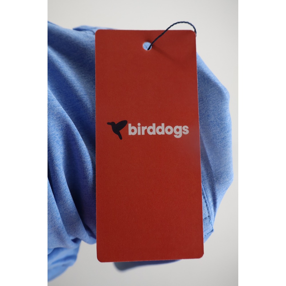 Birddogs Performance Polo Shirt Small Light Blue Heather Athletic Golf - Picture 5 of 5
